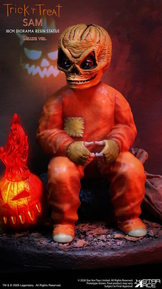 PRE ORDINE - Trick R Treat Diorama Resin Statue Sam DX 18 cm