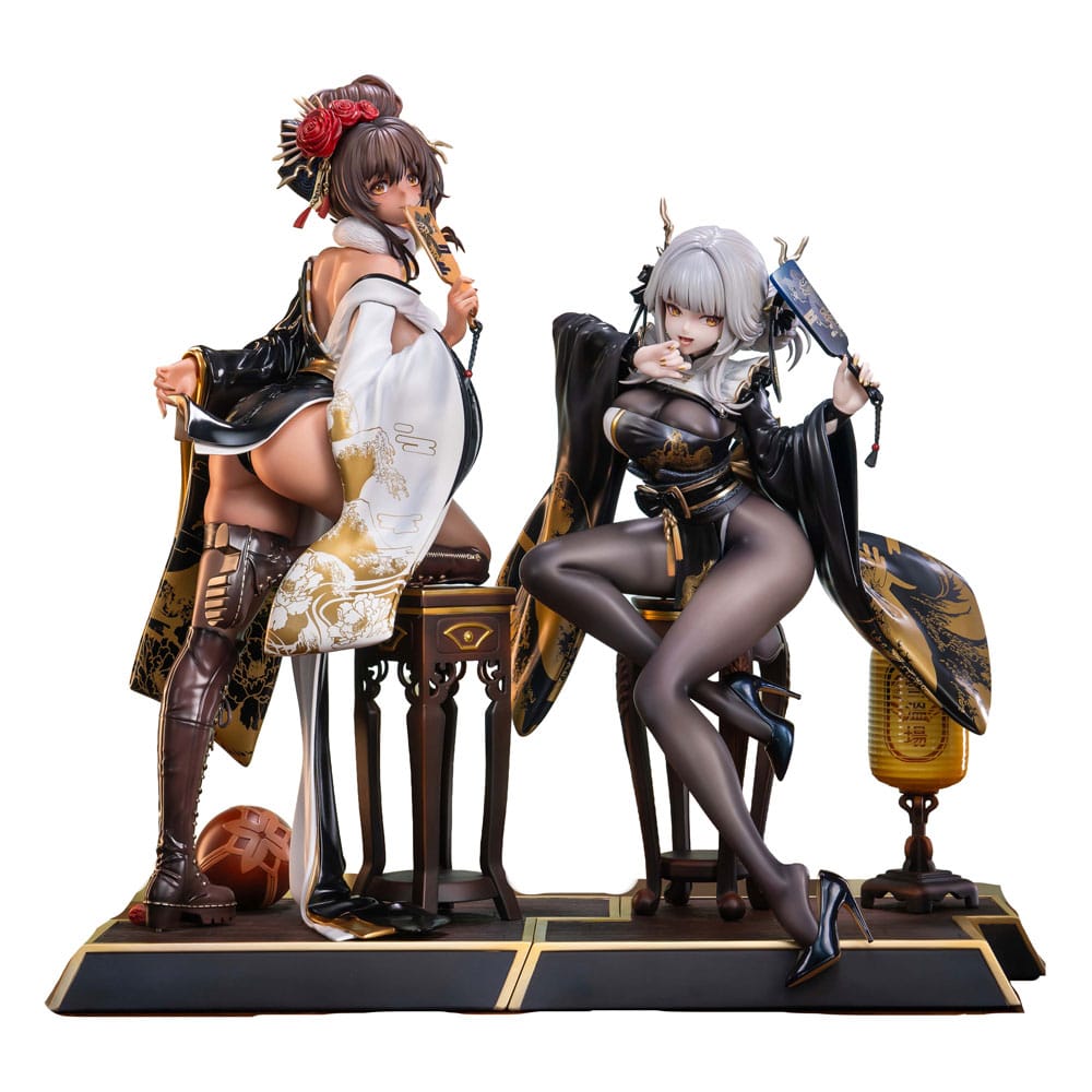 PRE ORDINE - Goddess of Victory: Nikke PVC Statues 2-Pack 1/4 Blanc & Noir