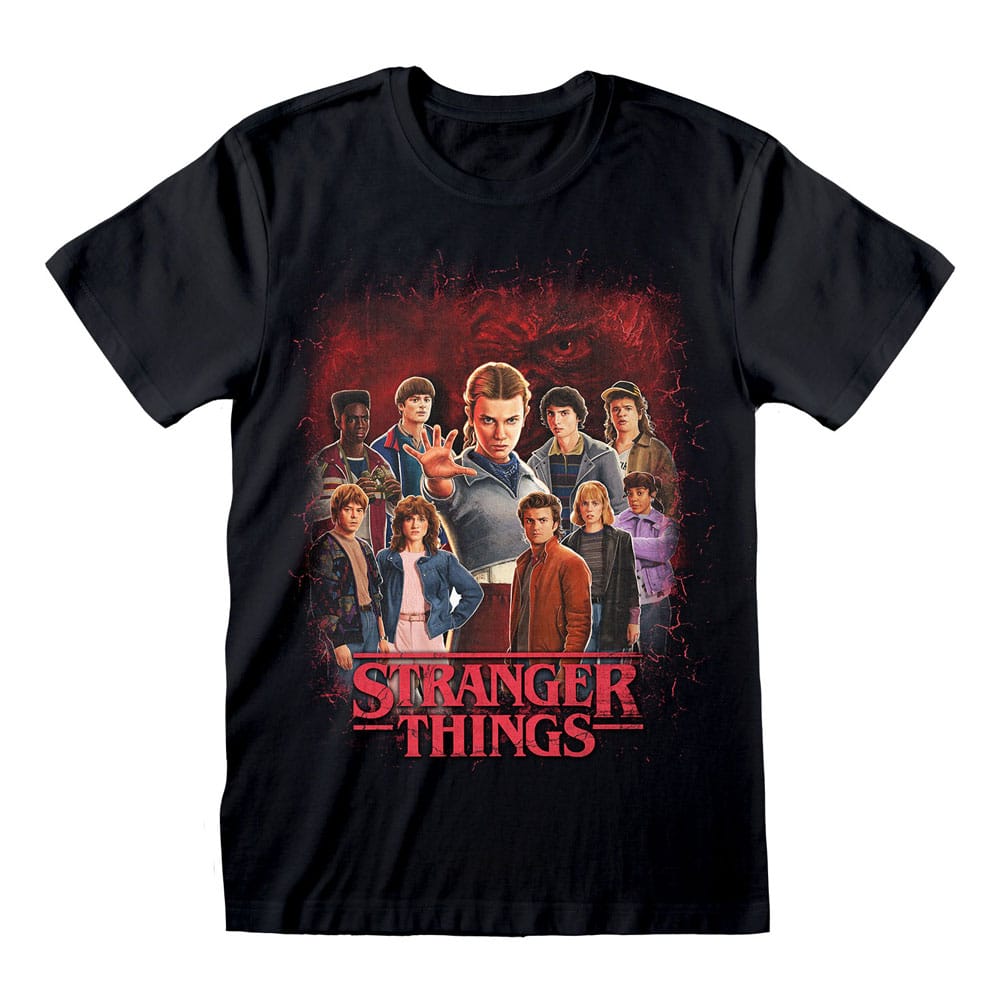 PRE ORDINE - Stranger Things T-Shirt Group of all Characters Size L