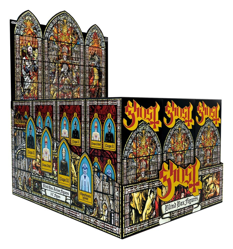 PRE ORDINE - Ghost ReAction Action Figures Wave 01 Blind Box 10 cm Display (12)