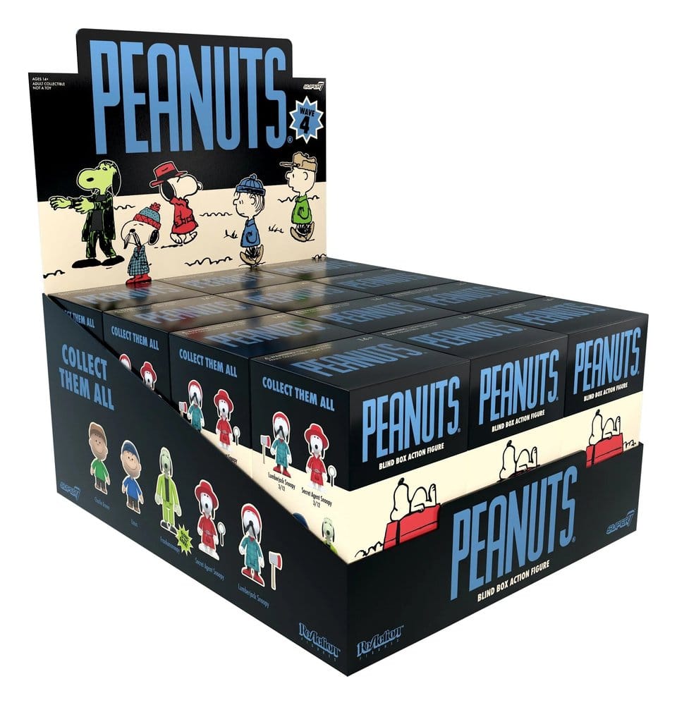 PRE ORDINE - Peanuts Action Figure Blind Box Wave 4 Display (12)
