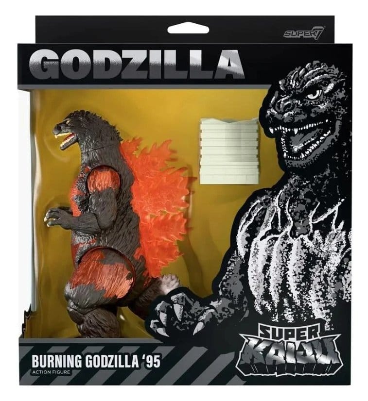 PRE ORDINE - Godzilla Toho Super Kaiju Action Figure Wave 02 Burning Godzilla '95