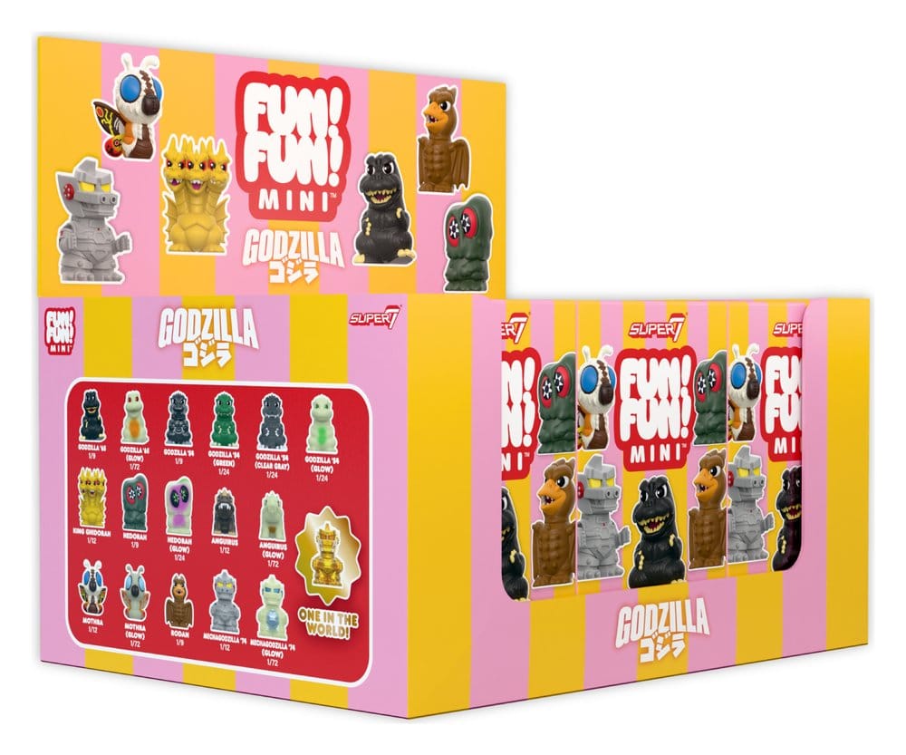 PRE ORDINE - Godzilla Toho Fun! Fun! Mini Figures Wave 01 Blind Box Display (9)