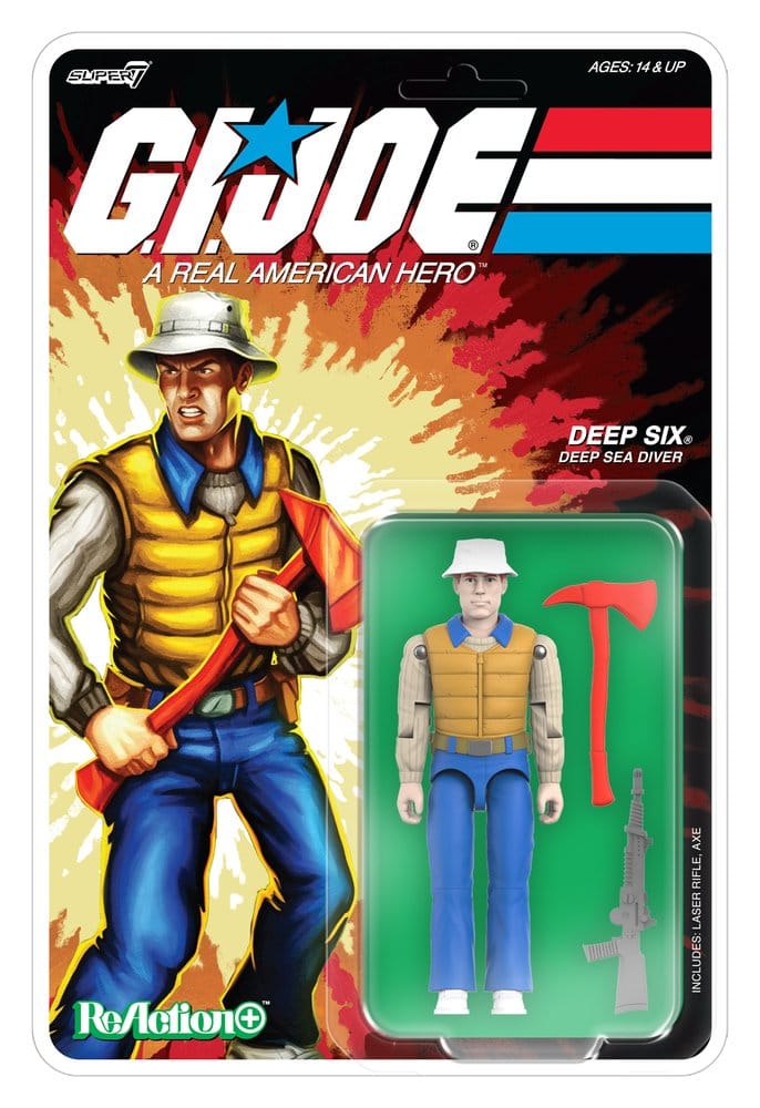 PRE ORDINE - G.I. Joe (Comic) ReAction+ Action Figure Wave 09 Deep Six