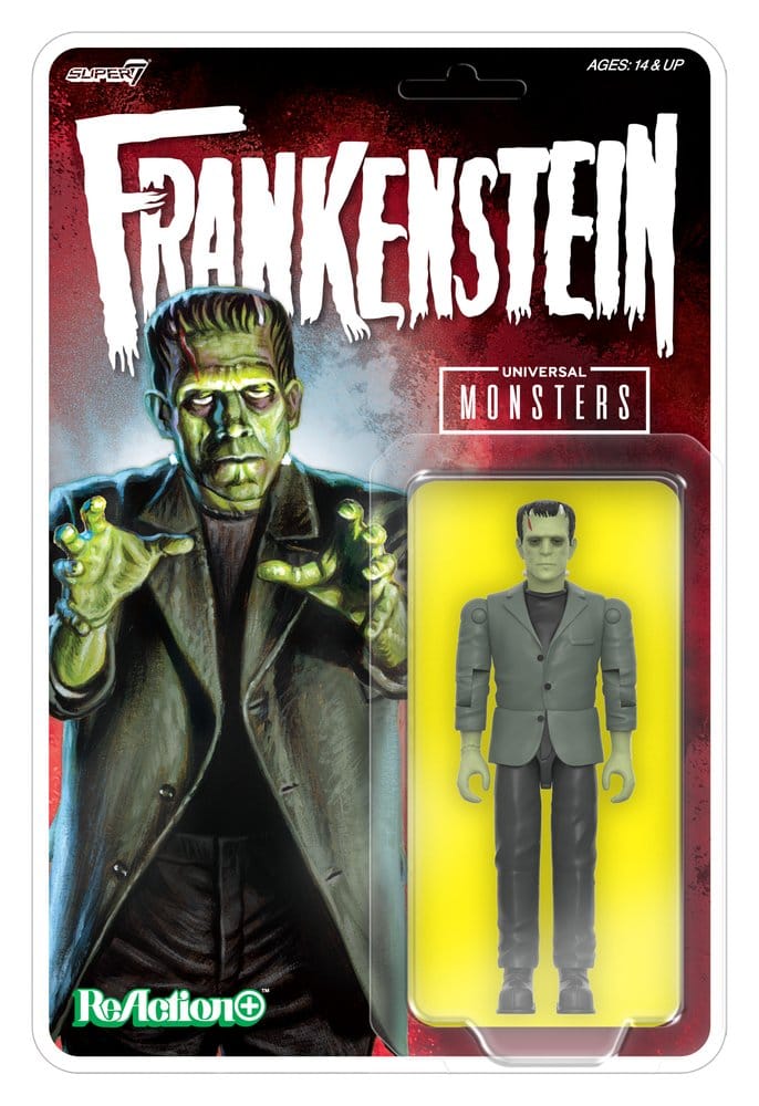 PRE ORDINE - Universal Monsters ReAction+ Action Figure Wave 02 Frankenstein
