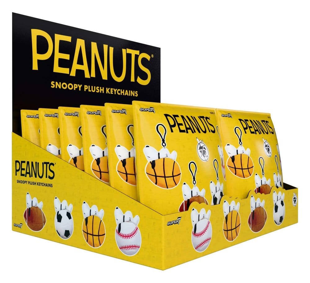 PRE ORDINE - Peanuts Super Duper Plush Keychain Blind Bags Wave 1A Display (12)