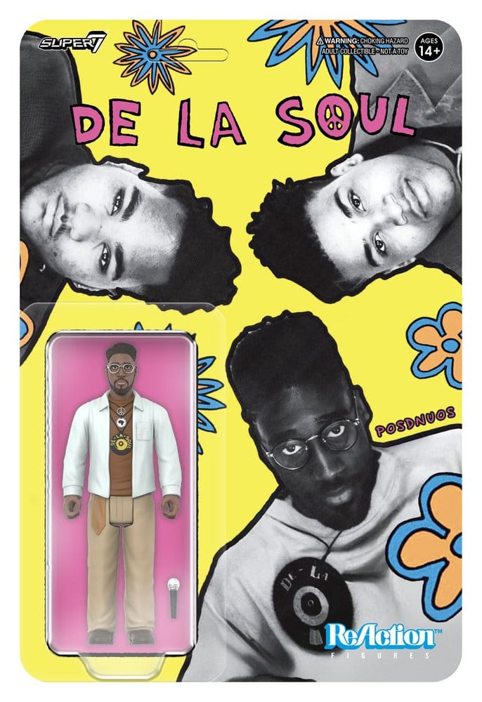 PRE ORDINE - De La Soul ReAction Action Figure Wave 01 Kelvin "Posdnuos" Mercer (Me, Myself & I)