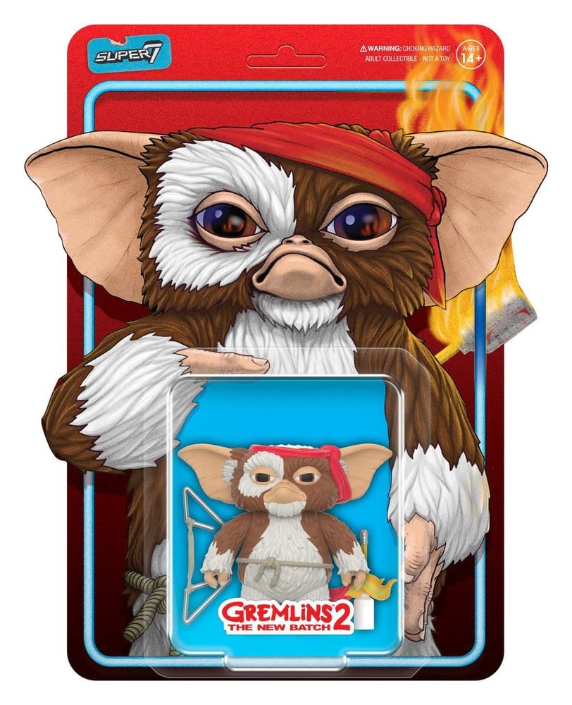PRE ORDINE - Gremlins ReAction Action Figure Gizmo (Battle Ready Character Card) 23 cm