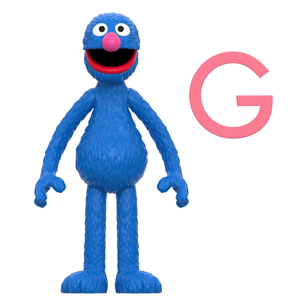 PRE ORDINE - Sesame Street ReAction Action Figure Wave 05 Grover 10 cm