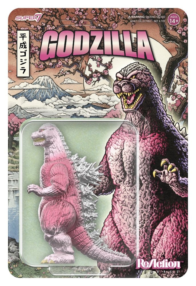 PRE ORDINE - Godzilla Toho ReAction Action Figure Godzilla '89 (Cherry Blossom Festival)