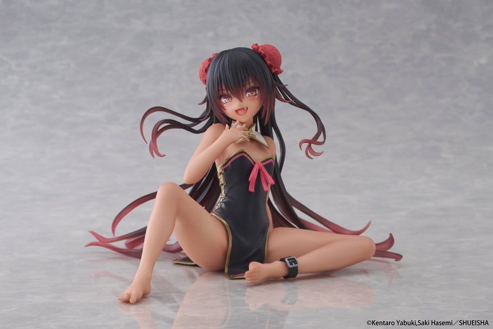 PRE ORDINE - To Love-Ru Darkness Desktop Cute PVC Figure Nemesis (Chinese Dress Ver.) 13 cm