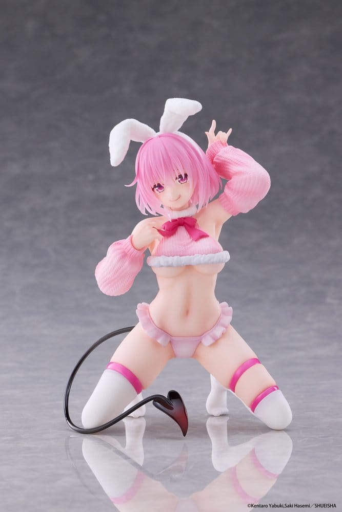 PRE ORDINE - To Love-Ru Darkness MOFLOCK PVC Figure Momo (Fluffy Bunny Ver.) 13 cm