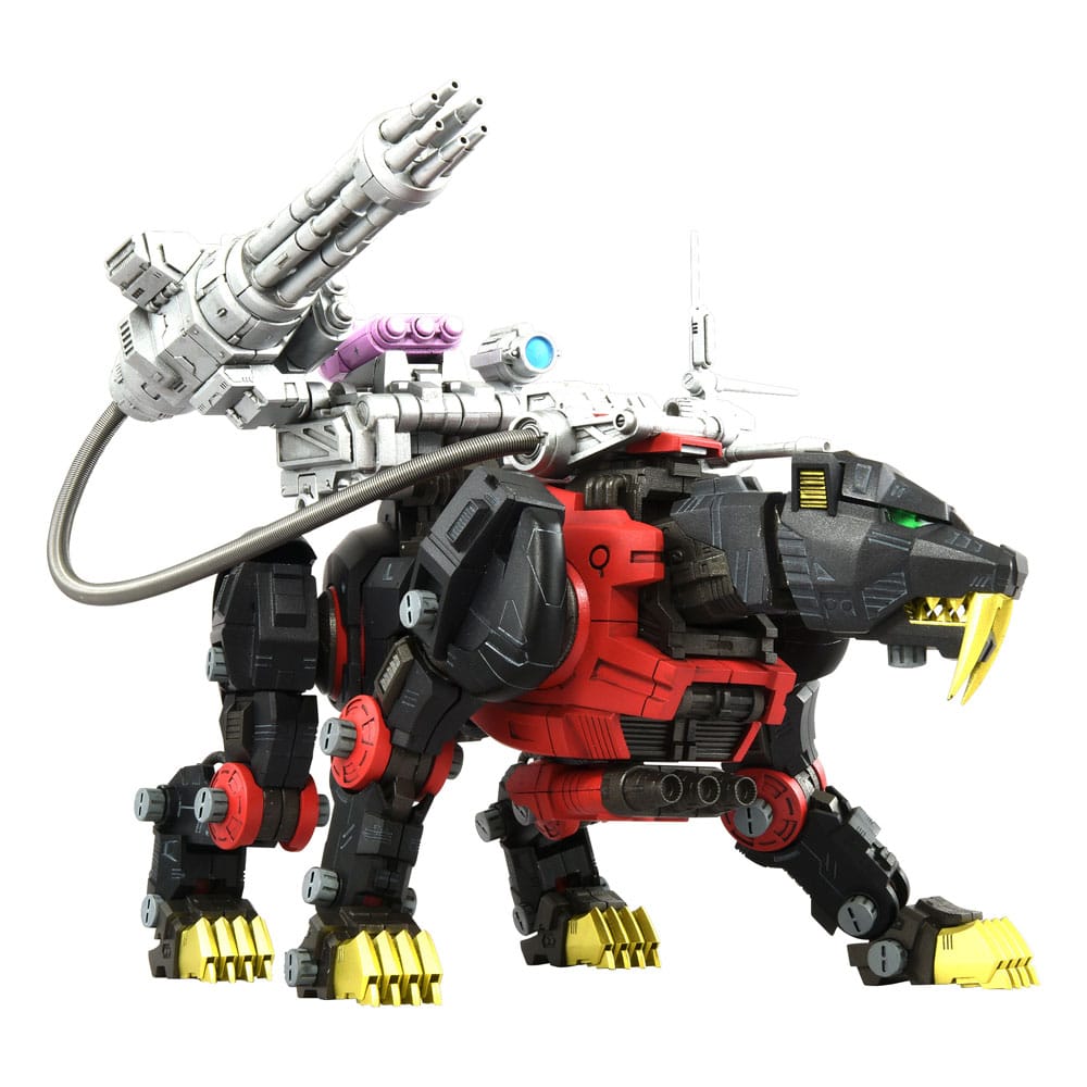 PRE ORDINE - Zoids Plastic Model Kit 1/100 RMZ-006 Saber Tiger Schwarz Special (Reproduction) 19 cm
