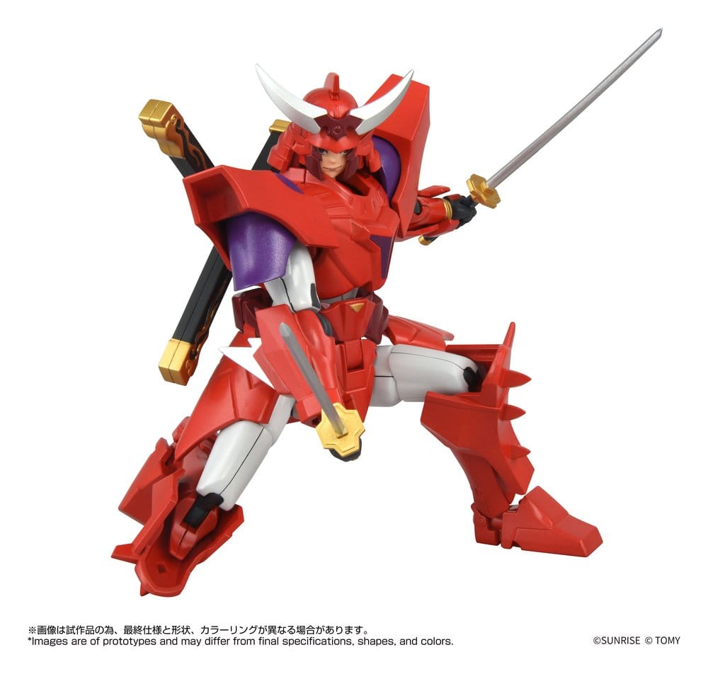PRE ORDINE - Yoroi Shin Den Samurai Troopers Toyrise Action Figure Gai of the Heat 15 cm