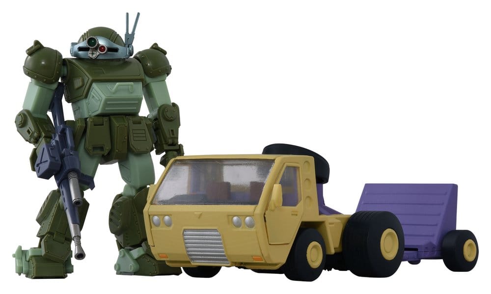 PRE ORDINE - Armored Trooper Votoms Action Figure 1/48 Toyrise At-10 At Truck & Scope Dog 9 cm