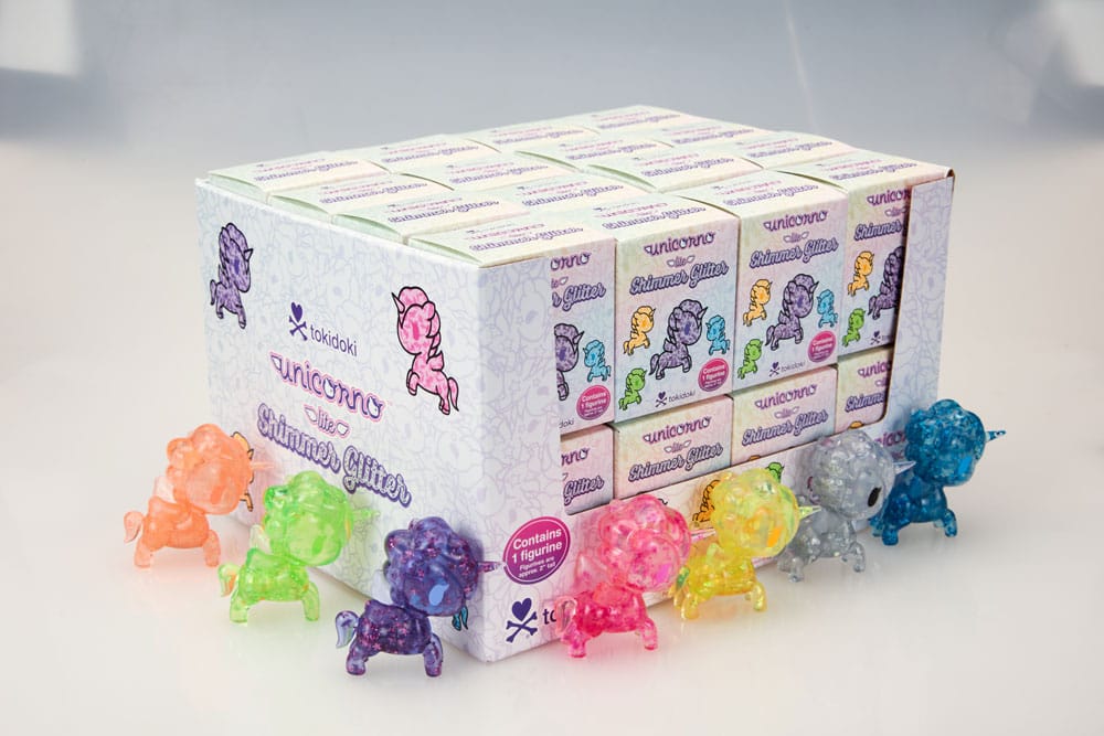 Unicorno Blind Box Figures Assortment Shimmer Glitter 5 cm (32)