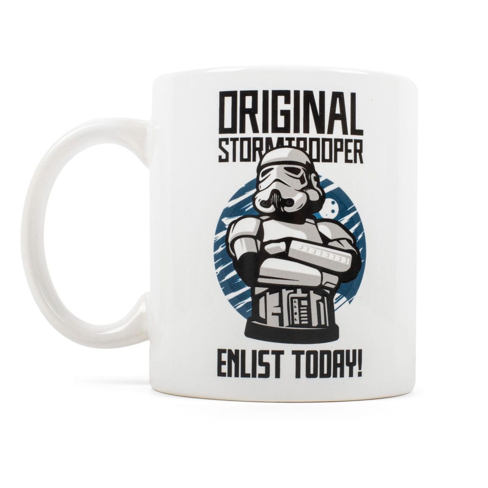 PRE ORDINE - Original Stormtrooper Mug Enlist Today White