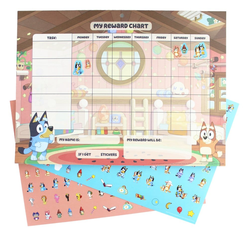 PRE ORDINE - Bluey Reward Chart Set