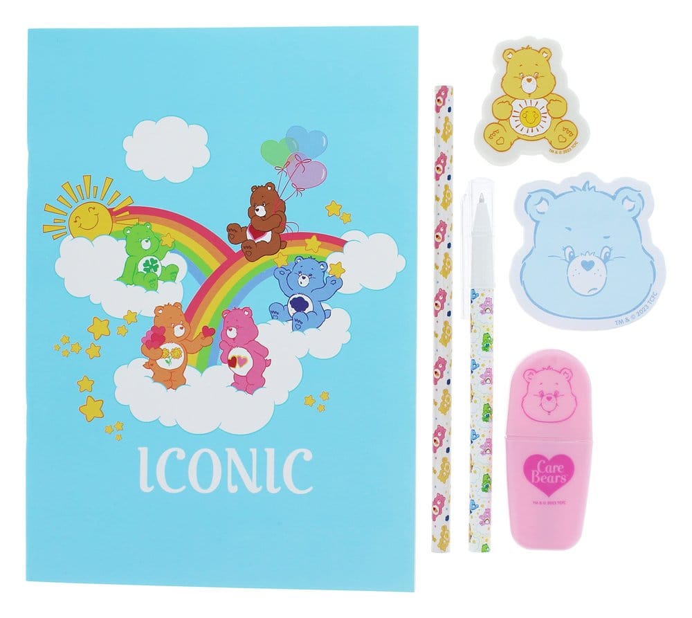 PRE ORDINE - Care Bears 7-Piece Stationery Set