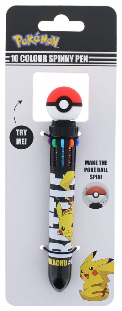 PRE ORDINE - Pokémon Multi Colour Pen Spinny Pokéball