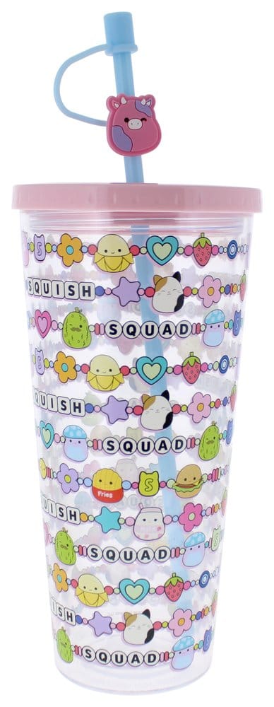 PRE ORDINE - Squishmallows Tumbler with Straw Squish Squad 700 ml