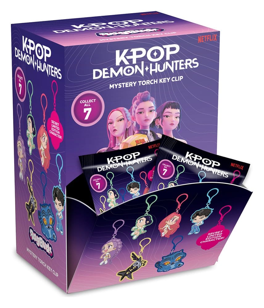 PRE ORDINE - KPop Demon Hunters Keychain Blind Box Display (39)