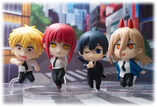 PRE ORDINE - Chainsaw Man Twinchees Mini Figures Hoppin' 5 cm Display (24)