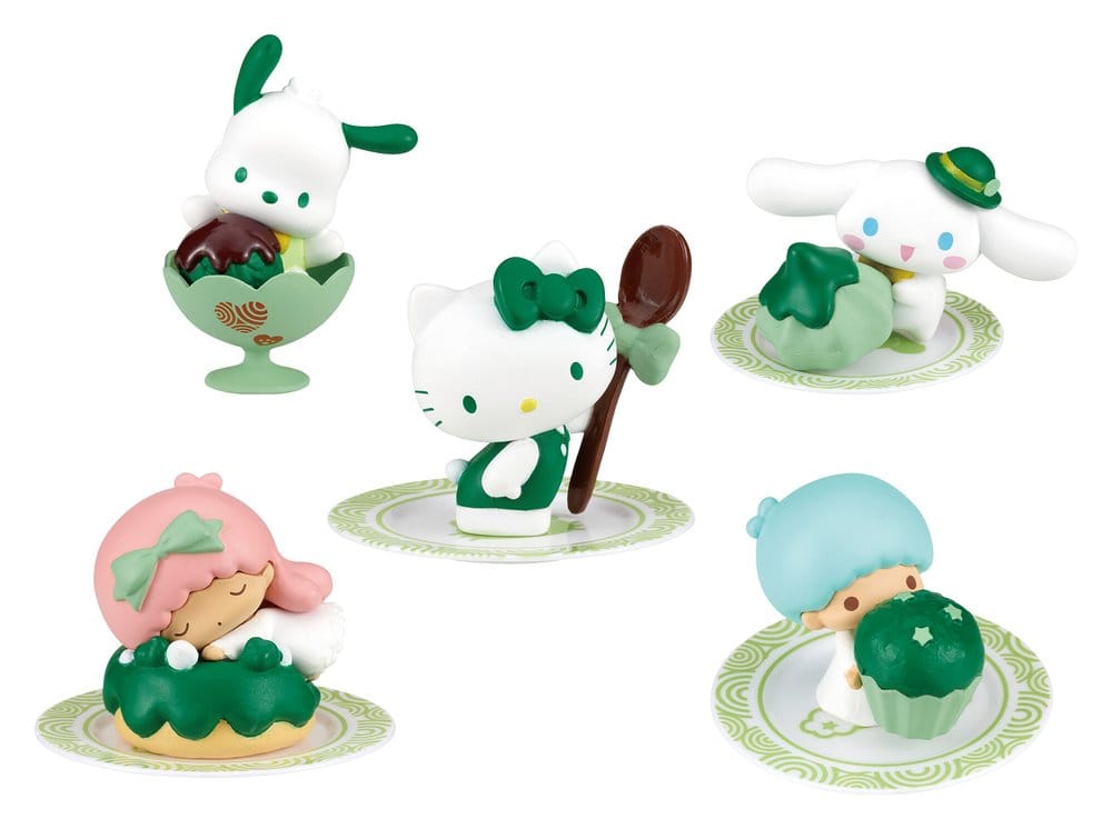 PRE ORDINE - Sanrio Twinchees Mini Figures Hello Kitty & Friends I Love Matcha 5 cm Blind Pack Display (24)