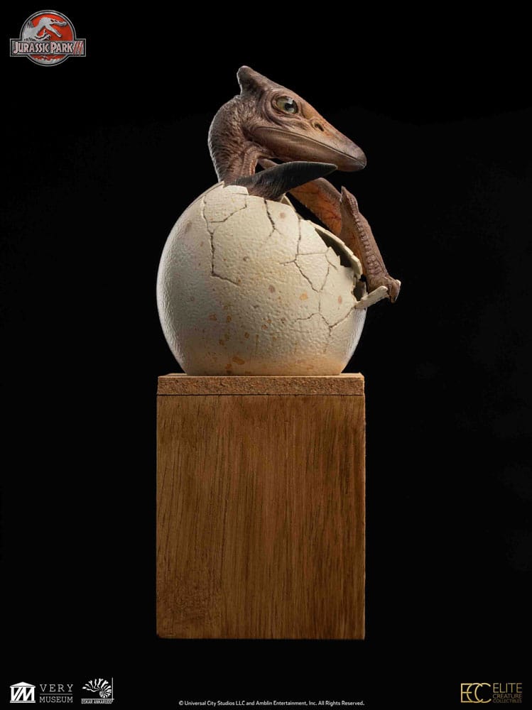 PRE ORDINE - Jurassic Park ECC Elite Creature Line Statue 1/2 Pterosaur Hatching 16 cm
