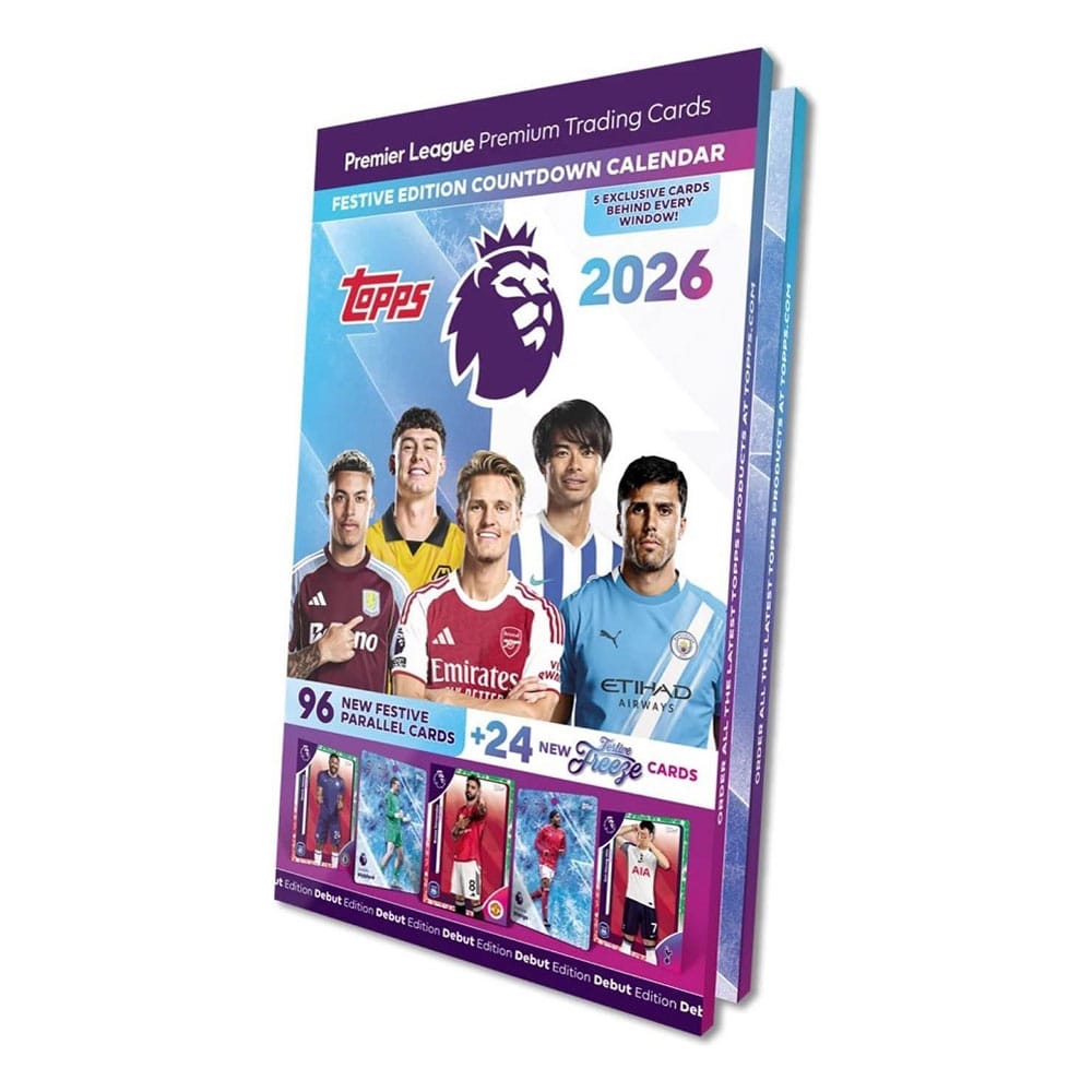PRE ORDINE - Premier League Trading Cards 2026 Countdown calendar
