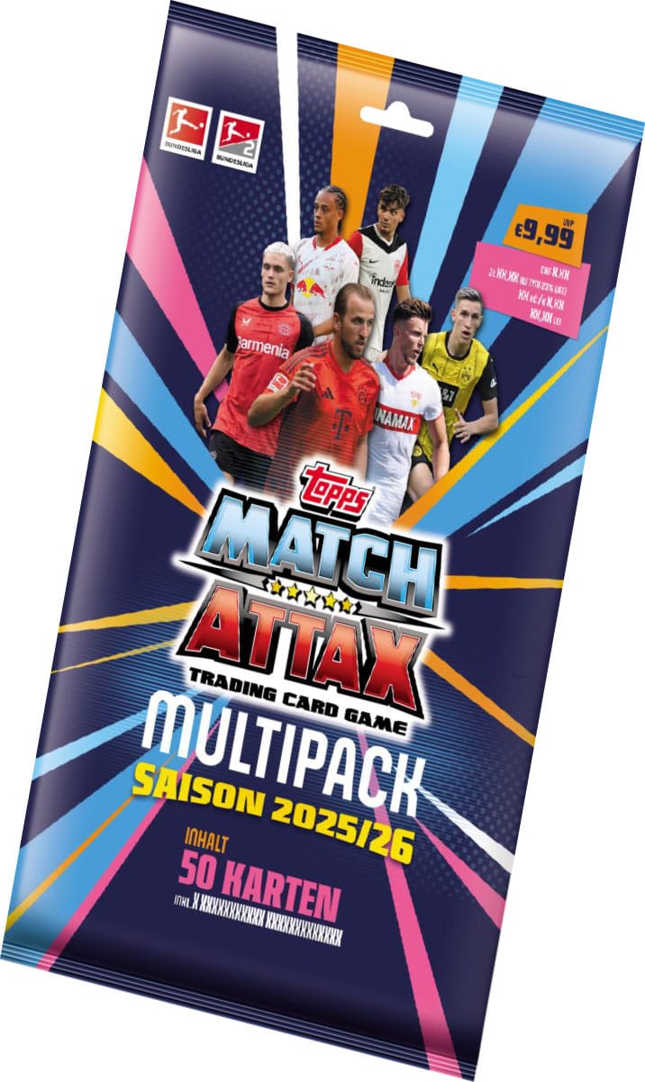 PRE ORDINE - Bundesliga Match Attax Trading Cards 2025/26 Mega Multipack