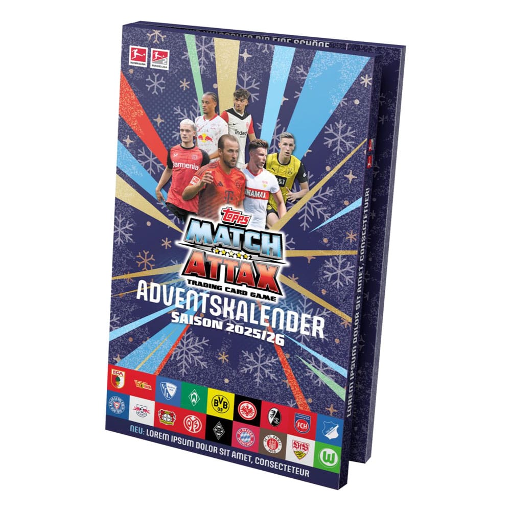 PRE ORDINE - Bundesliga Match Attax Trading Cards 2025/26 Advent calendar