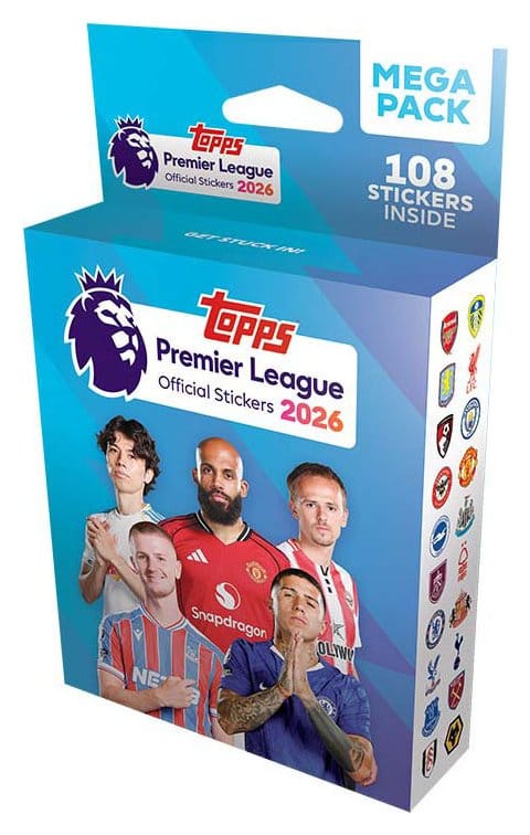 PRE ORDINE - Premier League 2025/26 Sticker Collection Mega Pack