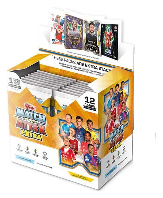 PRE ORDINE - UEFA Champions League Match Attax Extra Trading Cards 2025/26 Booster Display (32)