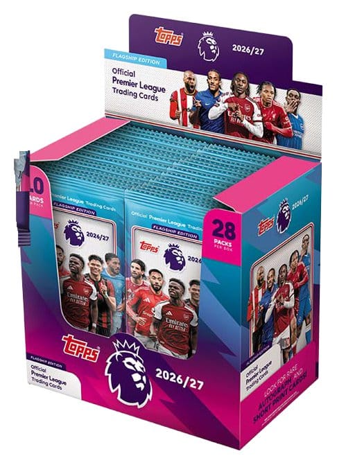 PRE ORDINE - Premier League 2026/2027 Trading Cards Display (28)