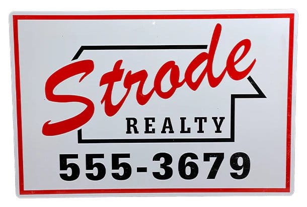 PRE ORDINE - Halloween (1978) Metal Sign Strode Realty 31 x 46 cm