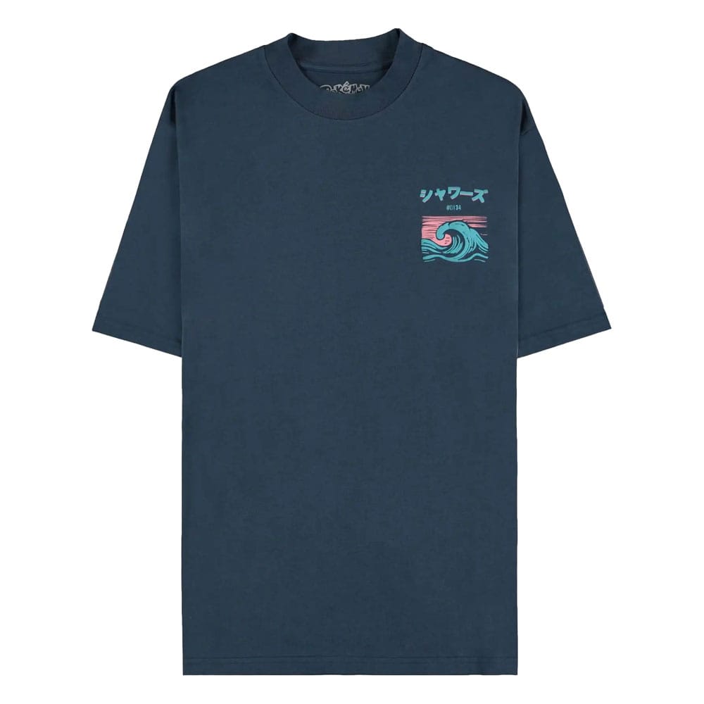 Pokémon T-Shirt Navy Vaporeon Size L