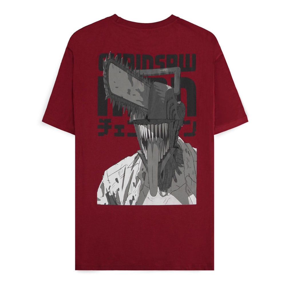 Chainsaw Man T-Shirt Smile Bordeaux Size L