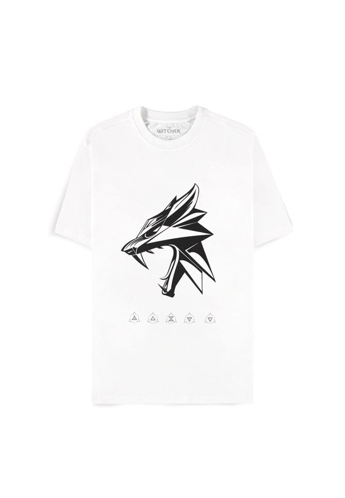 The Witcher Wild Hunt T-Shirt Wolf Head Size XL