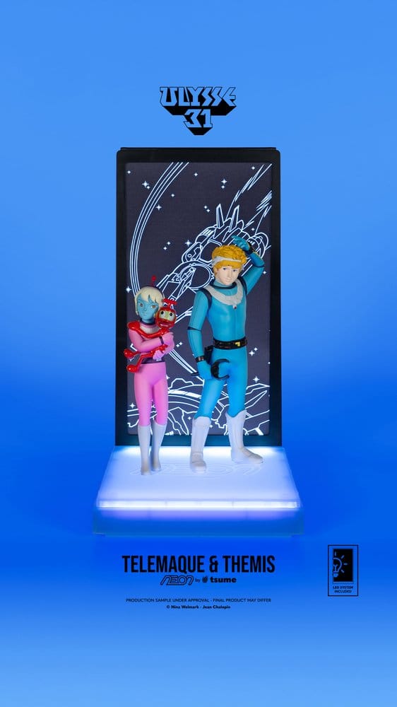 PRE ORDINE - Ulysse 31 Neon Figure 1/9 Telemachus & Themis 20 cm