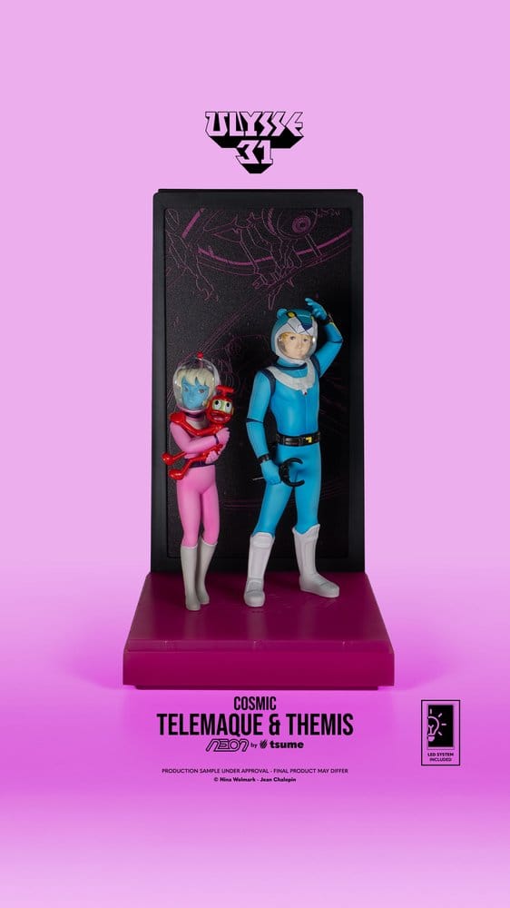 PRE ORDINE - Ulysse 31 Neon Figure 1/9 Telemachus & Themis Cosmic Version 20 cm