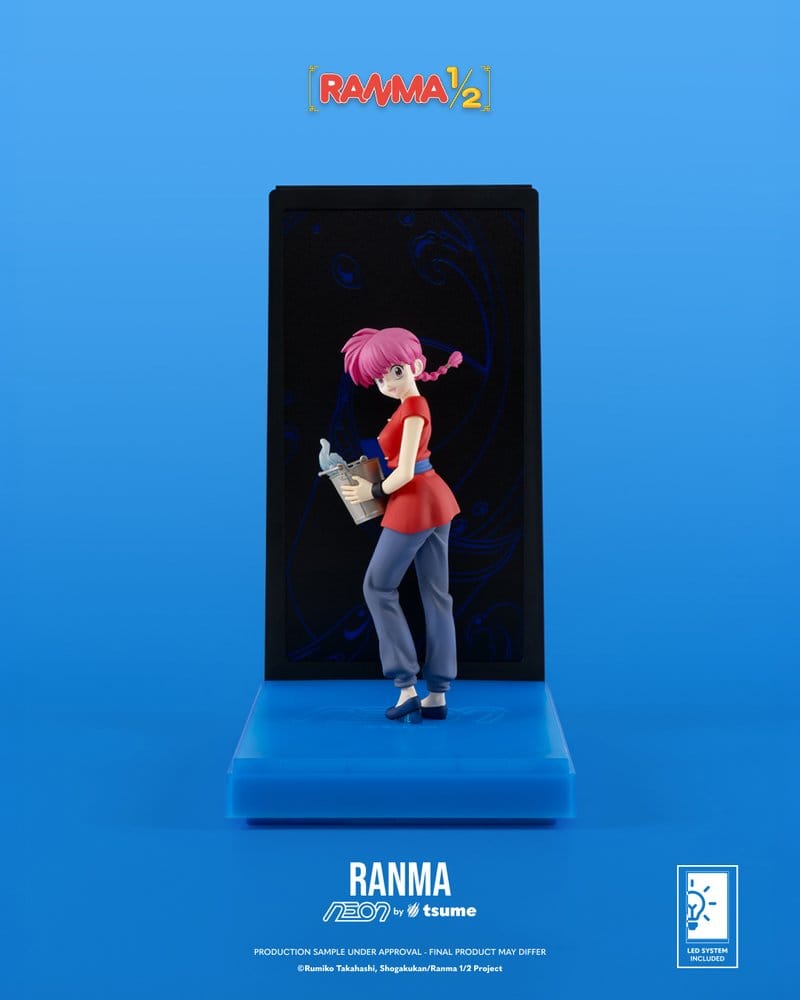 PRE ORDINE - Ranma Neon Figure 1/9 Ranma Saotome Girl 20 cm