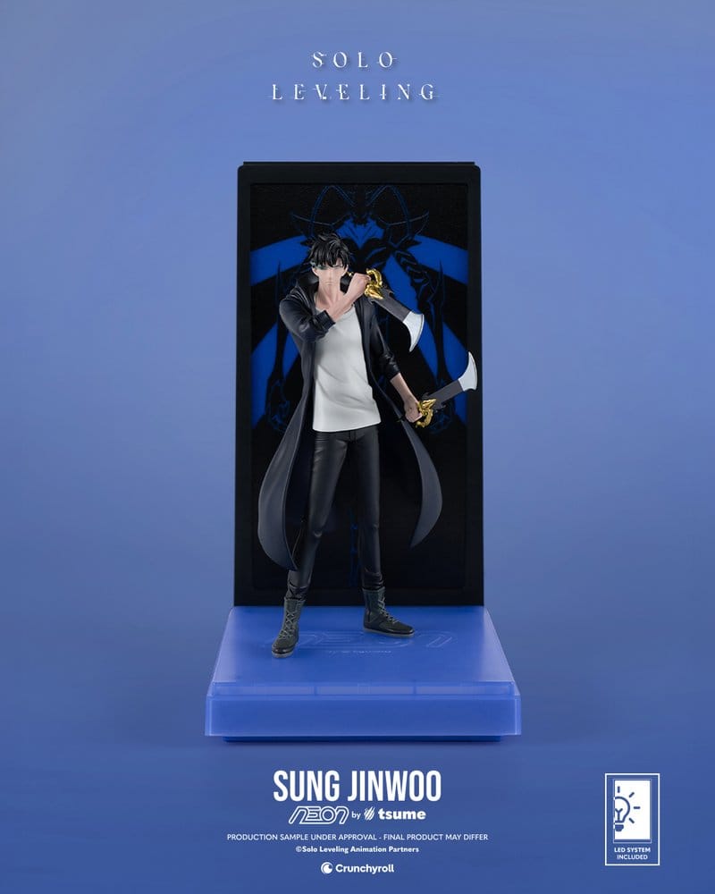 PRE ORDINE - Solo Leveling Neon Figure 1/9 Sung Jinwoo 20 cm
