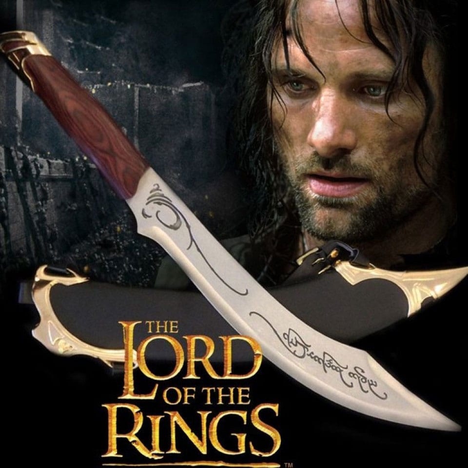 PRE ORDINE - LOTR Replica 1/1 Elven Knife of Aragorn 50 cm