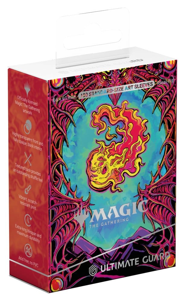 PRE ORDINE - Ultimate Guard Art Sleeves Magic: The Gathering "Mana Token" - Mountain
