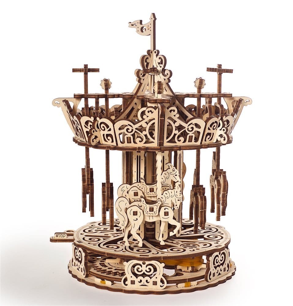 PRE ORDINE - Ugears 3D Wooden Puzzle Carousel