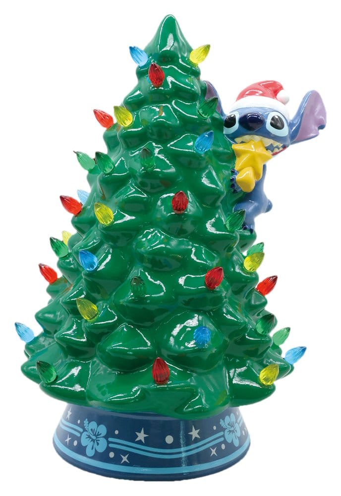 PRE ORDINE - Disney Ceramic Christmas Tree with Lights Stitch 30 cm