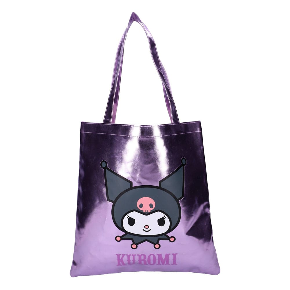 PRE ORDINE - Sanrio Tote Bag Kuromi Metallic Moves