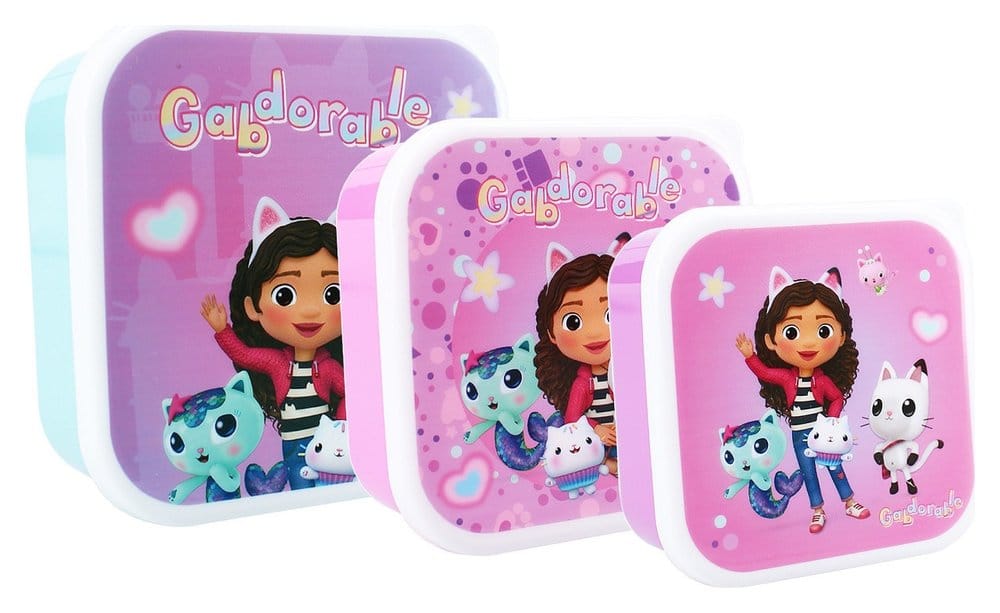 PRE ORDINE - Gabby's Dollhouse Snackbox Set Fresh Bites 12 cm