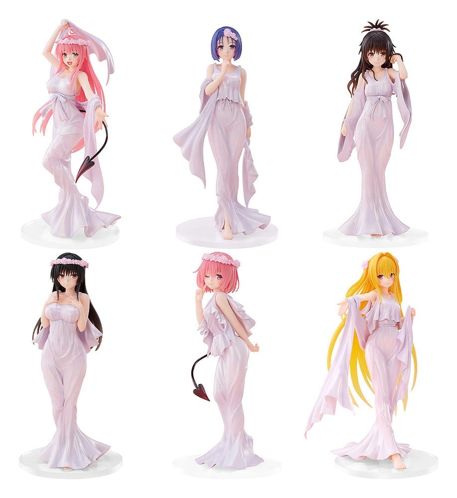 PRE ORDINE - To Love-Ru Darkness Figures CHILLfigg Set 15th: Goddess Dress Ver. 16 cm Collection Blind Box (6)